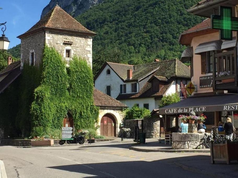 Bel Appartement Au Calme A 5 Minutes Du Village Menthon-Saint-Bernard Luaran gambar
